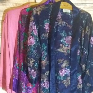 Womens Vtg Robe Bundle, Sz S